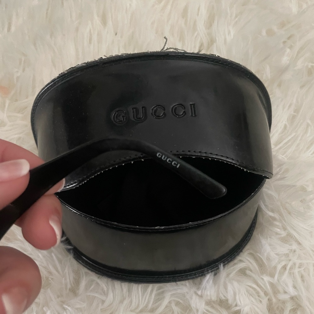 GG 2712/S Gucci Rimless Visor Wrap Around Mirrored Sunglasses - Picture 6 of 7